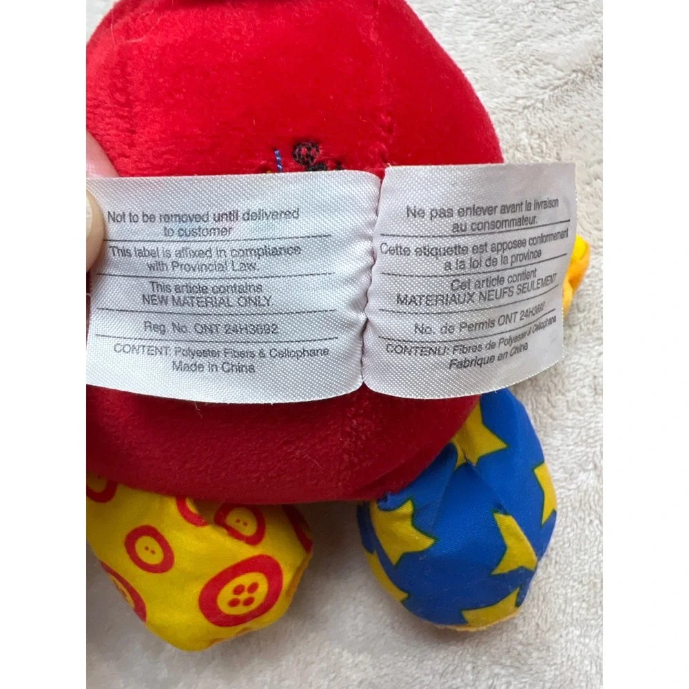 VTG Rare Lamaze Baby Einstein Pup Squeak Puppy Rattle Squeak Plush Toy 13.5
